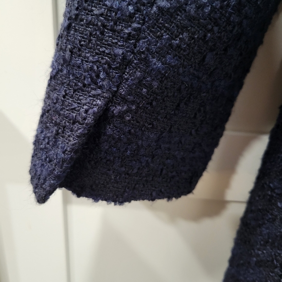 Zara Navy Coat - Picture 6 of 10